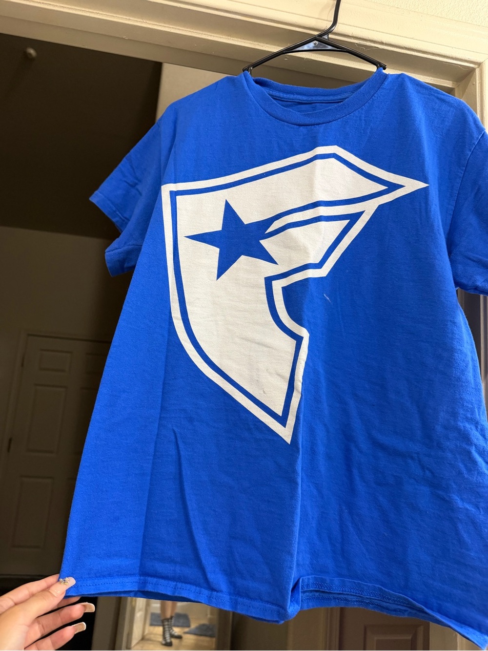 Famous Stars & Straps Royal Blue Tee with White Shield Star